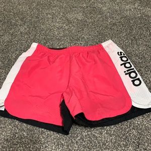Girls Adidas youth gym shorts